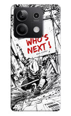 Who's Next Redmi Note 13 5G Hard Case Back Cover by Casekaro