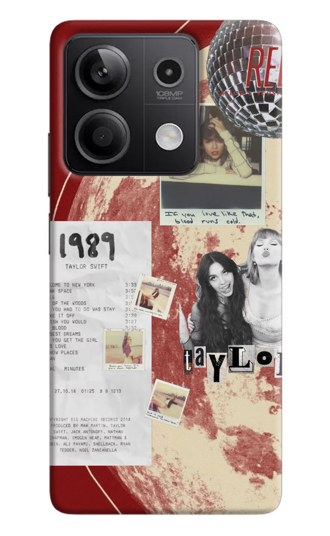 Taylor Swift Redmi Note 13 5G Hard Case Back Cover by Casekaro