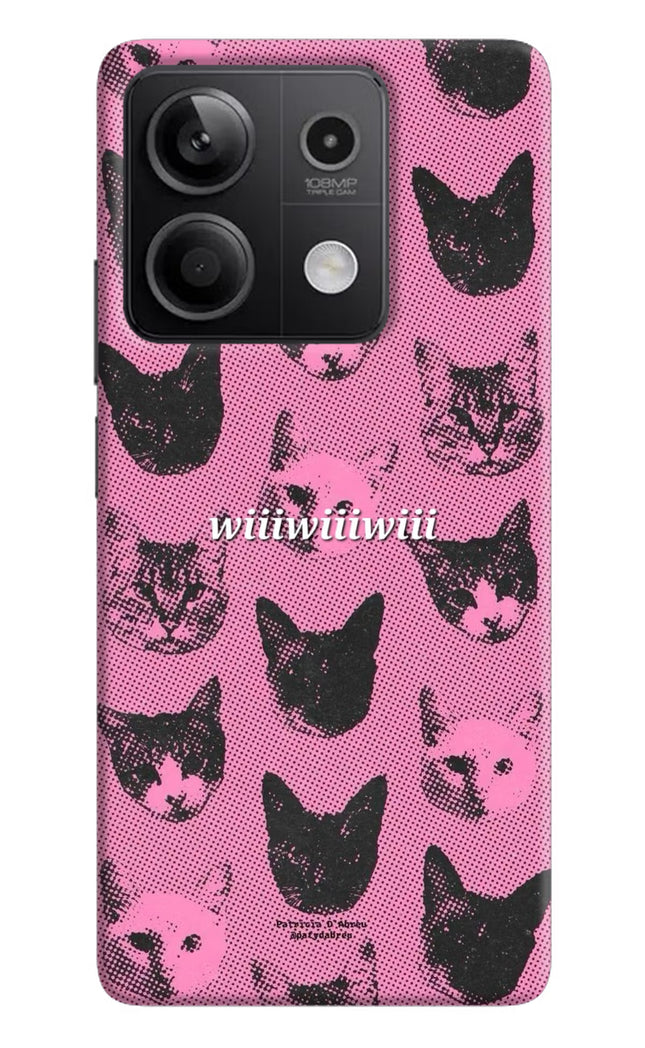 Pink Cats Redmi Note 13 5G Hard Case Back Cover by Casekaro