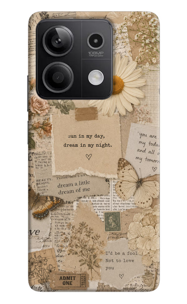 Vintage case Redmi Note 13 5G Hard Case Back Cover by Casekaro