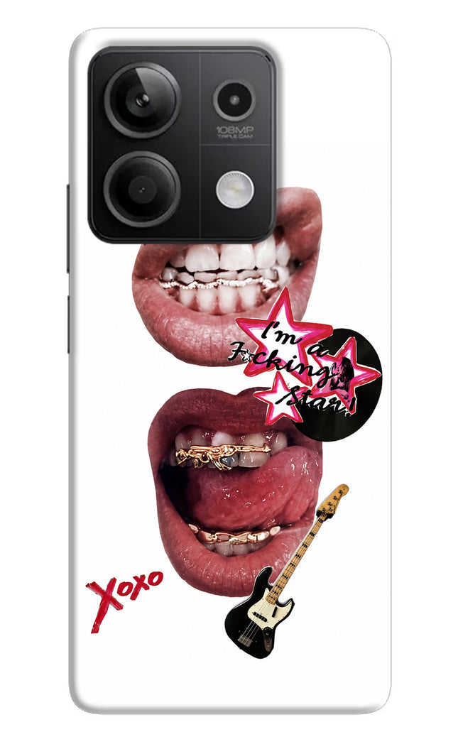 Rockstar Redmi Note 13 5G Hard Case Back Cover by Casekaro