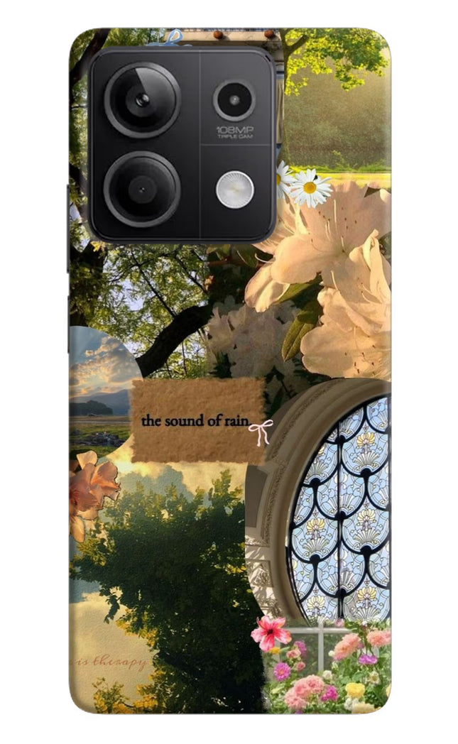 Rain Redmi Note 13 5G Hard Case Back Cover by Casekaro