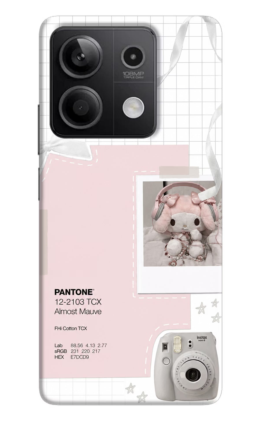 Pantone Asthetic Redmi Note 13 5G Back Cover, Hard case