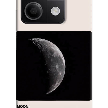 Moon Phase Redmi Note 13 5G Hard Case Back Cover by Casekaro