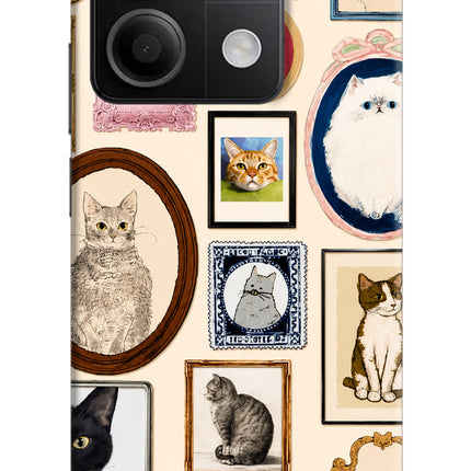 Mirror Cats Redmi Note 13 5G Hard Case Back Cover by Casekaro