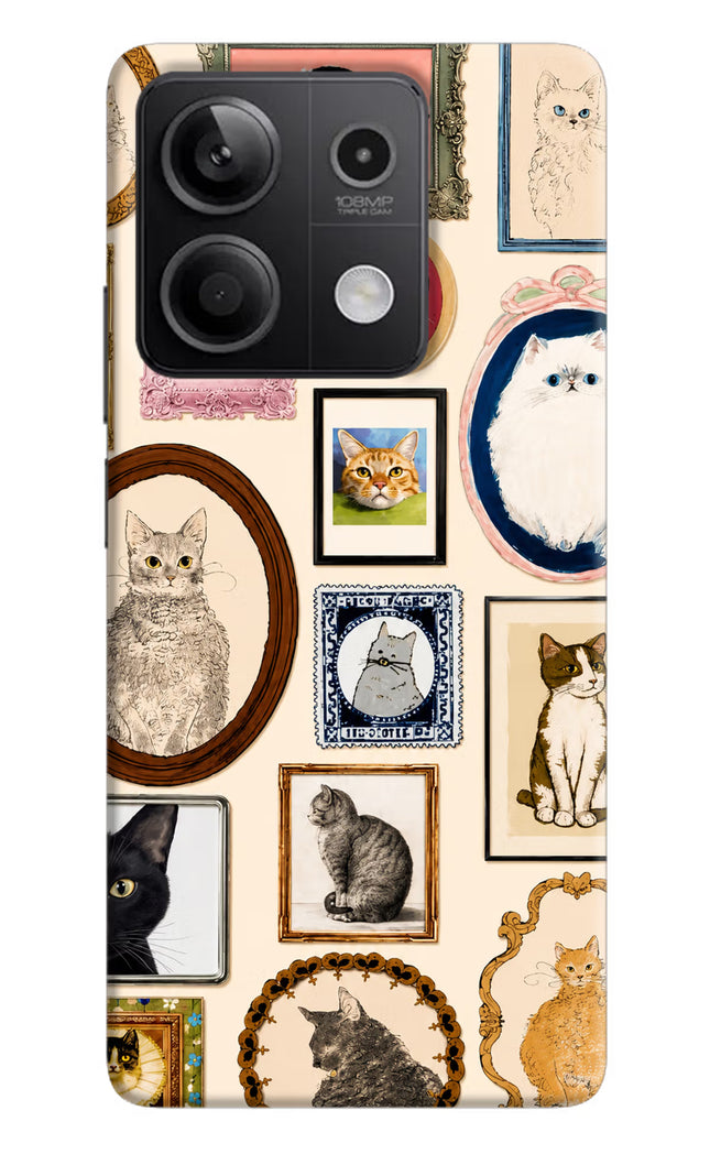 Mirror Cats Redmi Note 13 5G Hard Case Back Cover by Casekaro