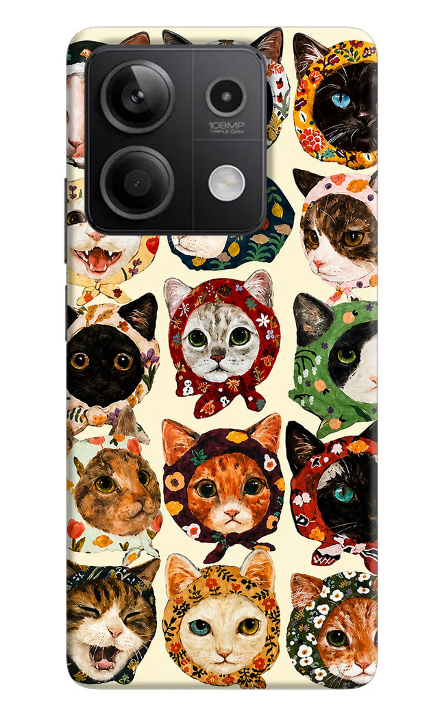 Cool Cat Redmi Note 13 5G Hard Case Back Cover by Casekaro