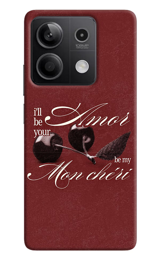 Velvet Cherry Redmi Note 13 5G Hard Case Back Cover by Casekaro