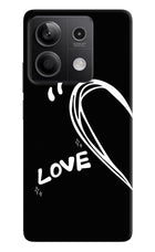 Love Line Redmi Note 13 5G Hard Case Back Cover by Casekaro
