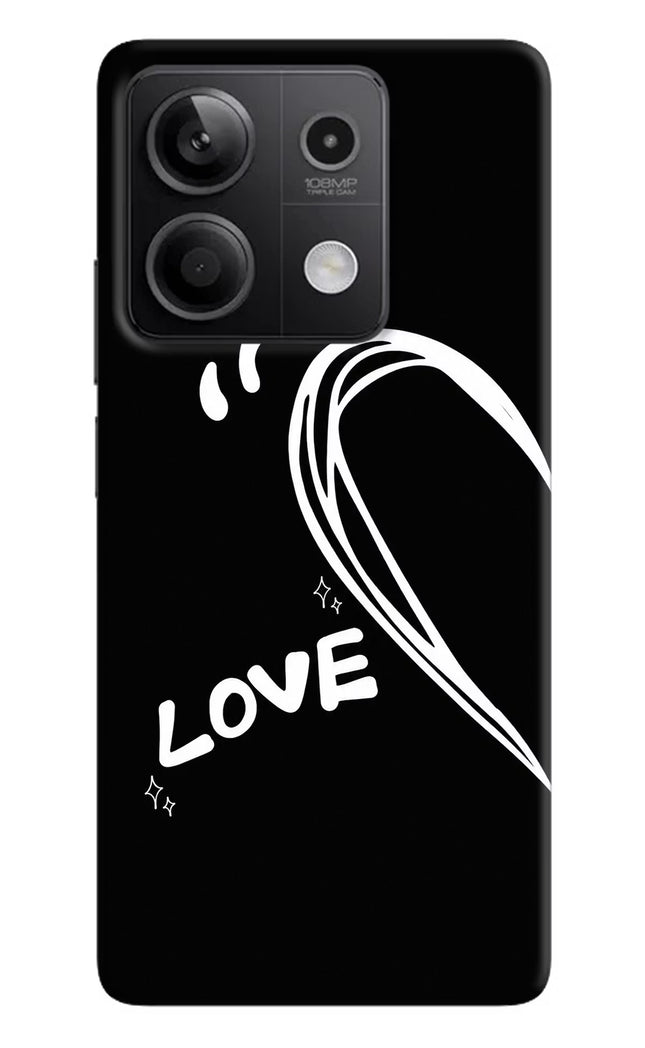 Love Line Redmi Note 13 5G Hard Case Back Cover by Casekaro