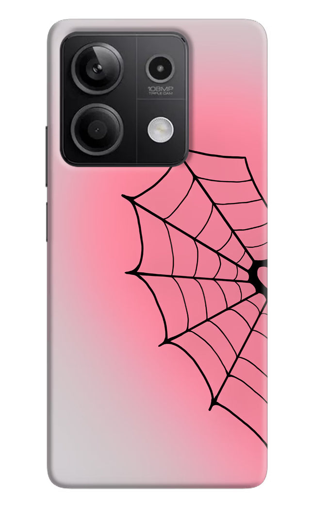 Pink Web Redmi Note 13 5G Hard Case Back Cover by Casekaro