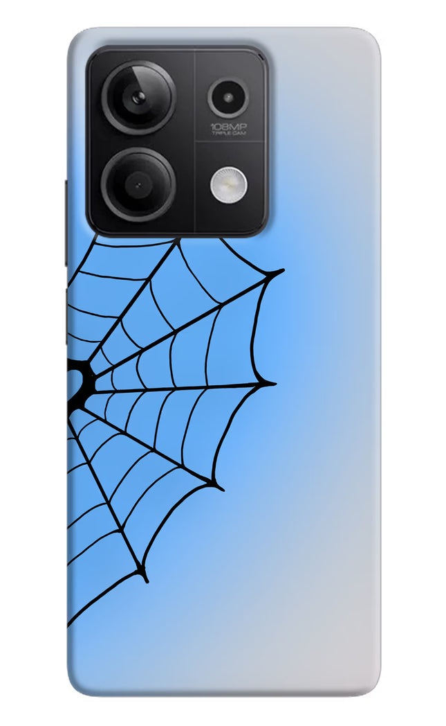 Blue Web Redmi Note 13 5G Hard Case Back Cover by Casekaro