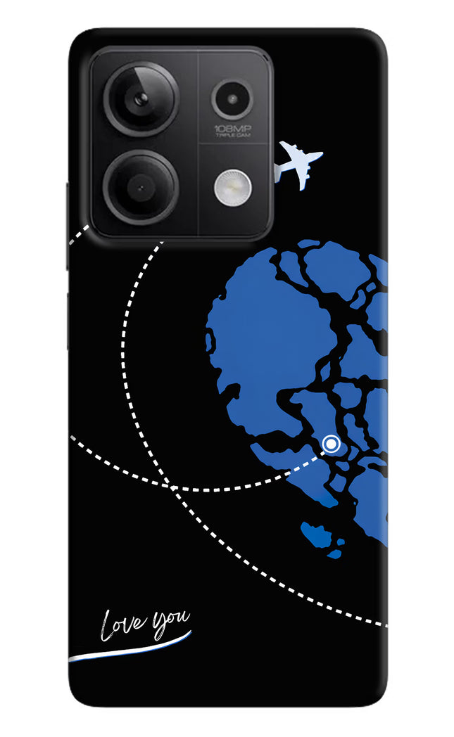 Love Orbit Redmi Note 13 5G Hard Case Back Cover by Casekaro