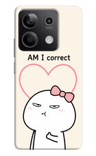 Always Right Redmi Note 13 5G Hard Case Back Cover by Casekaro