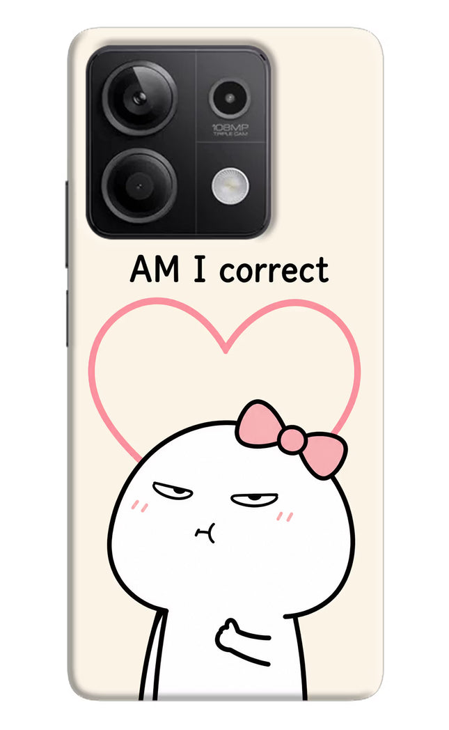 Always Right Redmi Note 13 5G Hard Case Back Cover by Casekaro