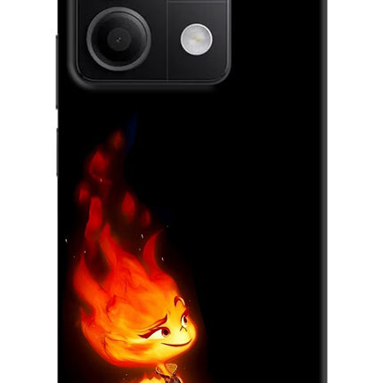 Ember Flame Redmi Note 13 5G Hard Case Back Cover by Casekaro