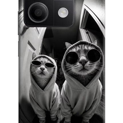 Hood Cats Redmi Note 13 5G Hard Case Back Cover by Casekaro