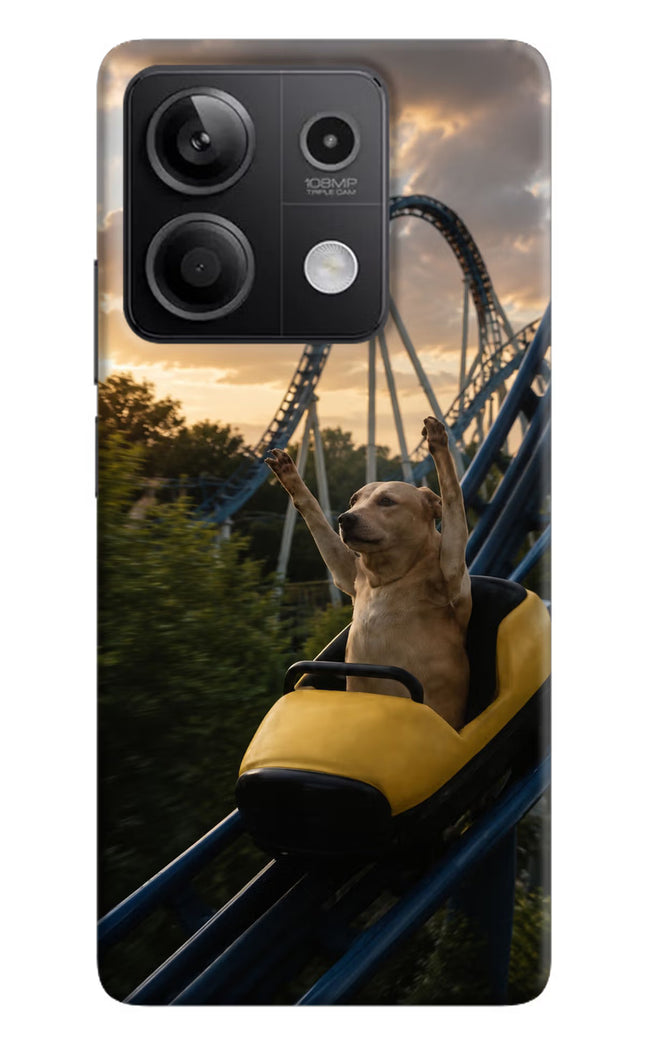 Rollercoaster Dog Redmi Note 13 5G Hard Case Back Cover by Casekaro