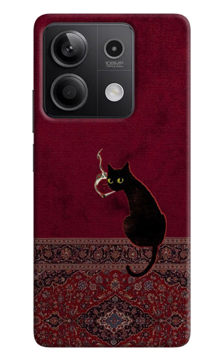 Midnight Cat Redmi Note 13 5G Back Cover, Hard case