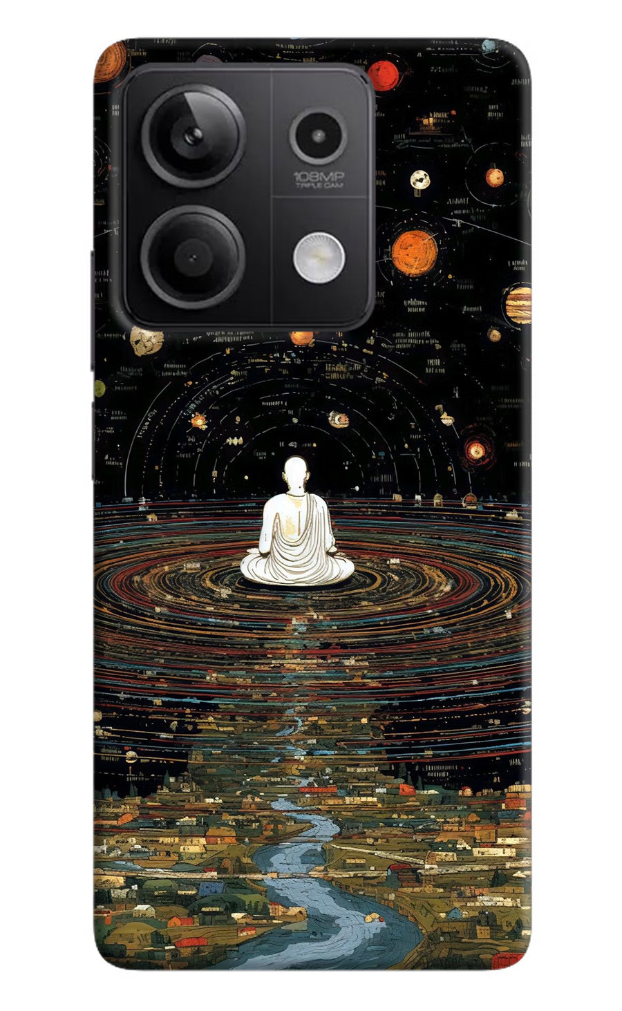 Space Monk Redmi Note 13 5G Back Cover, Hard case