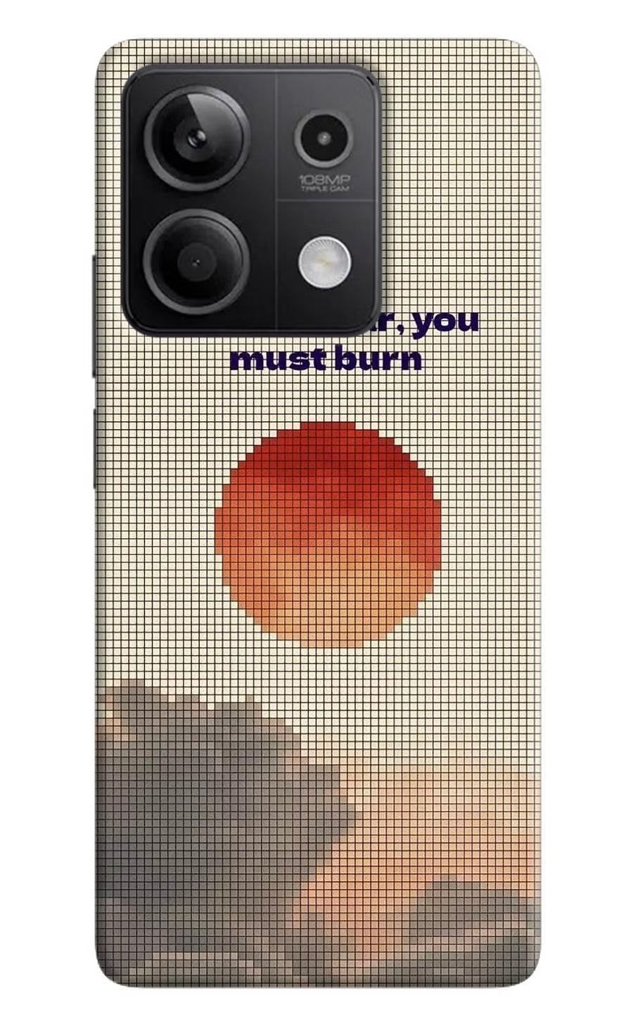 Pixel Sun Redmi Note 13 5G Back Cover, Hard case