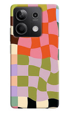 Wavy Grid Redmi Note 13 5G Back Cover
