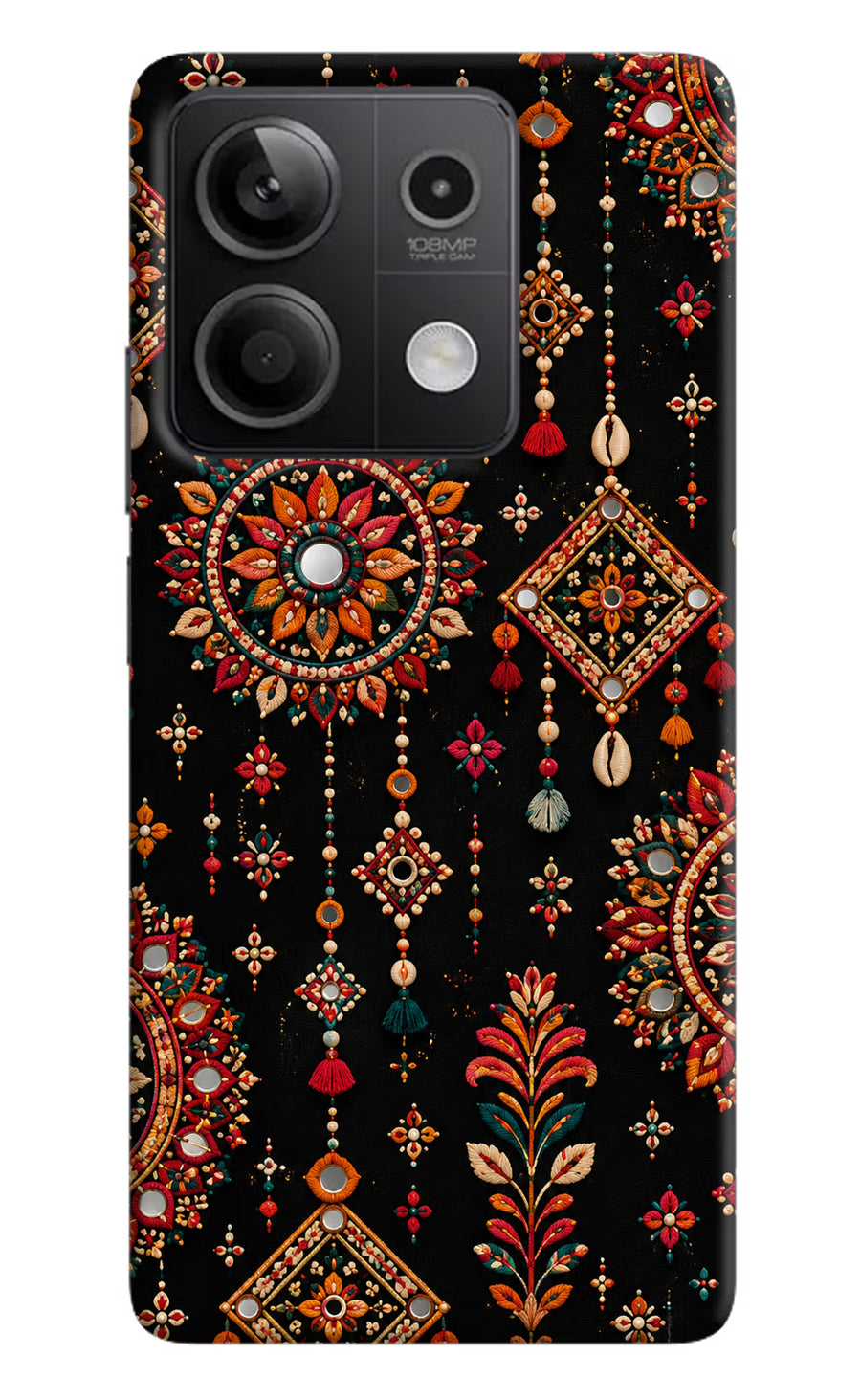 Boho Noir Redmi Note 13 5G Back Cover, Hard case