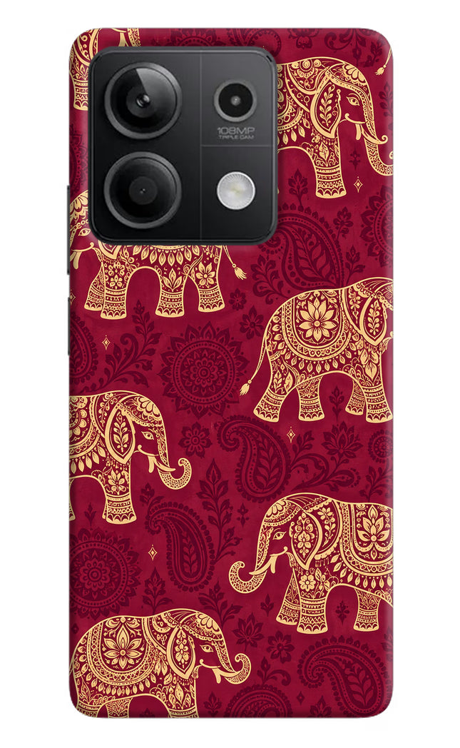 Maroon Elephant Redmi Note 13 5G Back Cover