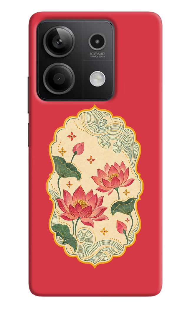 Pink Lotus Redmi Note 13 5G Back Cover