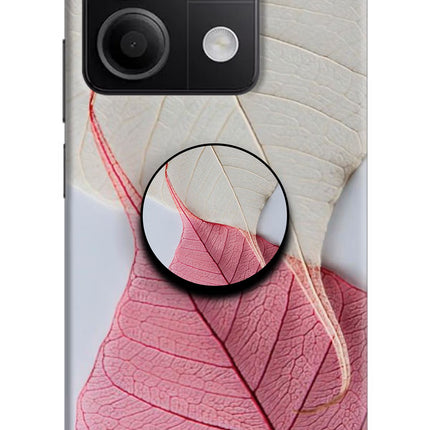 White Pink Leaf Redmi Note 13 5G Pop Case by Casekaro
