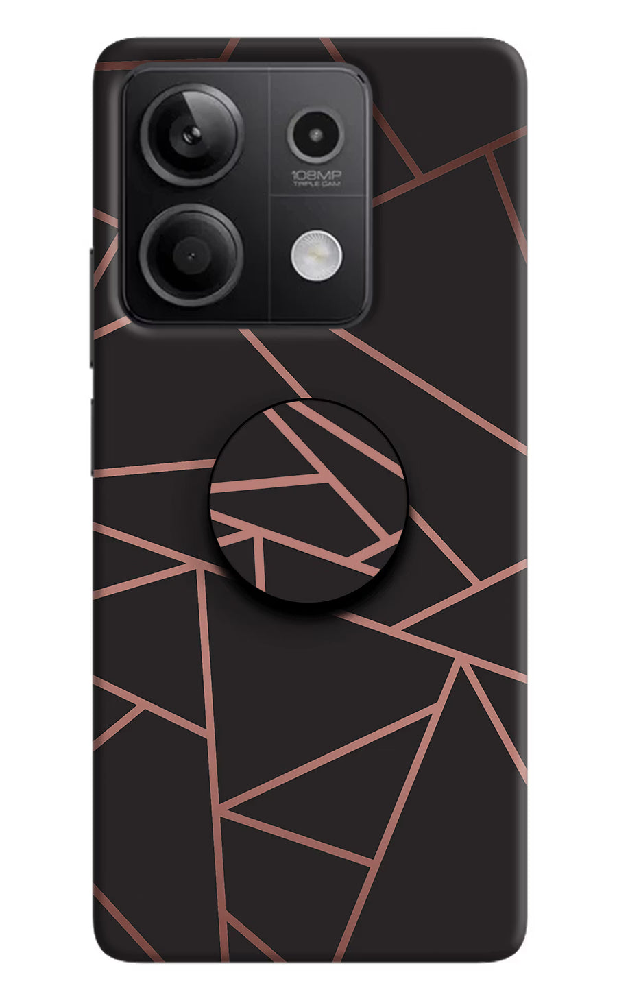 Geometric Pattern Redmi Note 13 5G Pop Case, Hard case