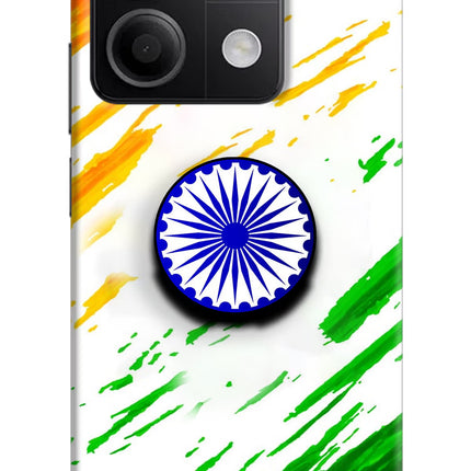 Indian Flag Ashoka Chakra Redmi Note 13 5G Pop Case by Casekaro