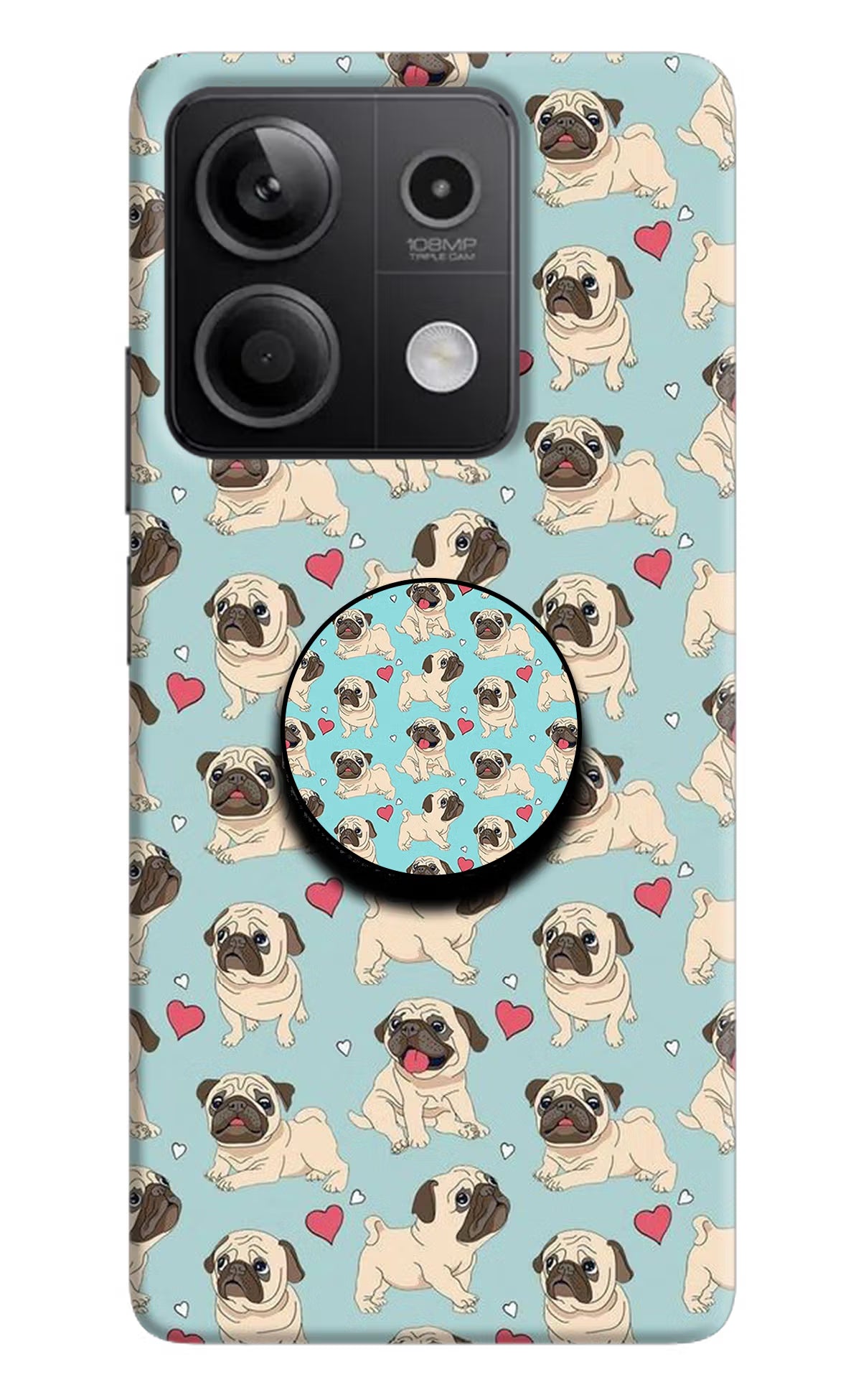 Pug Dog Redmi Note 13 5G Pop Case by Casekaro