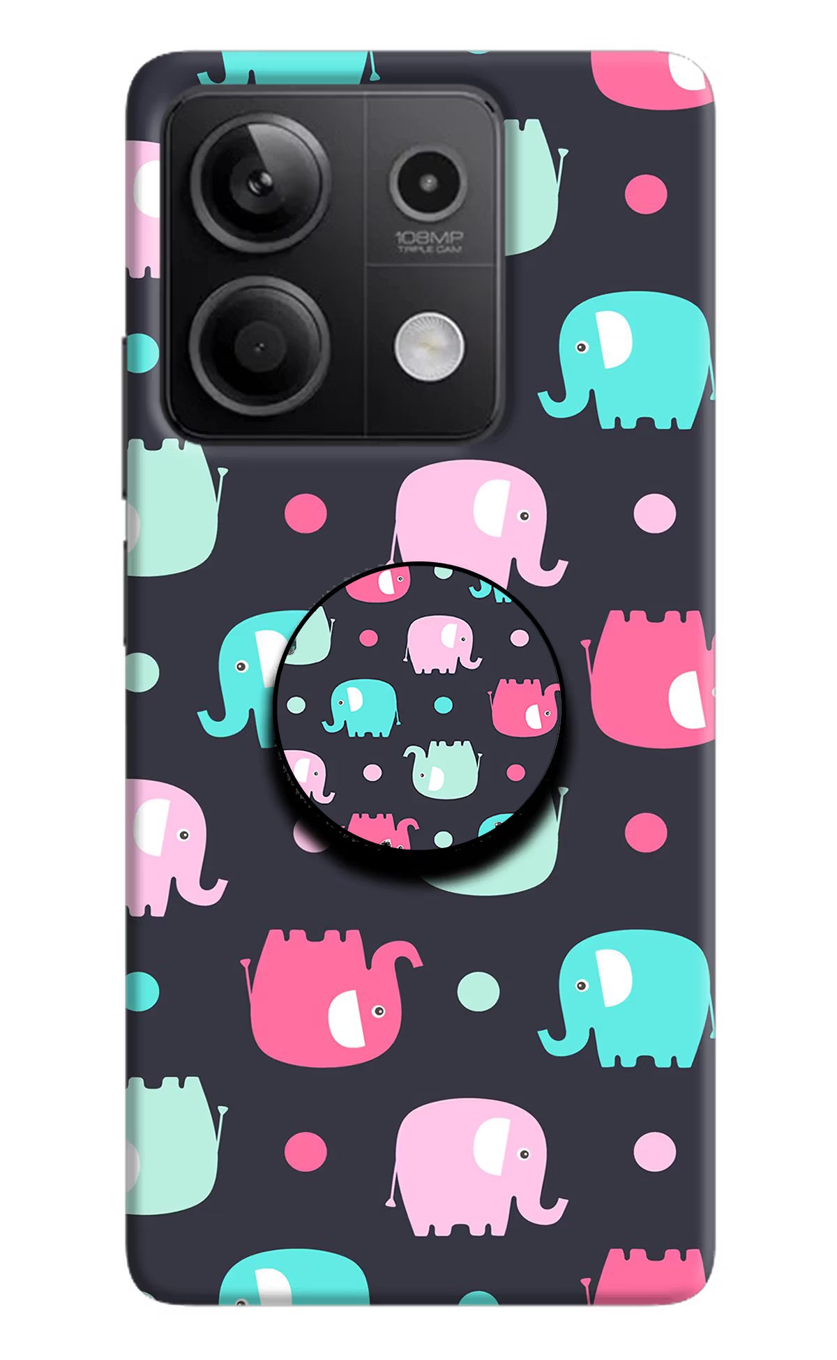 Baby Elephants Redmi Note 13 5G Pop Case by Casekaro