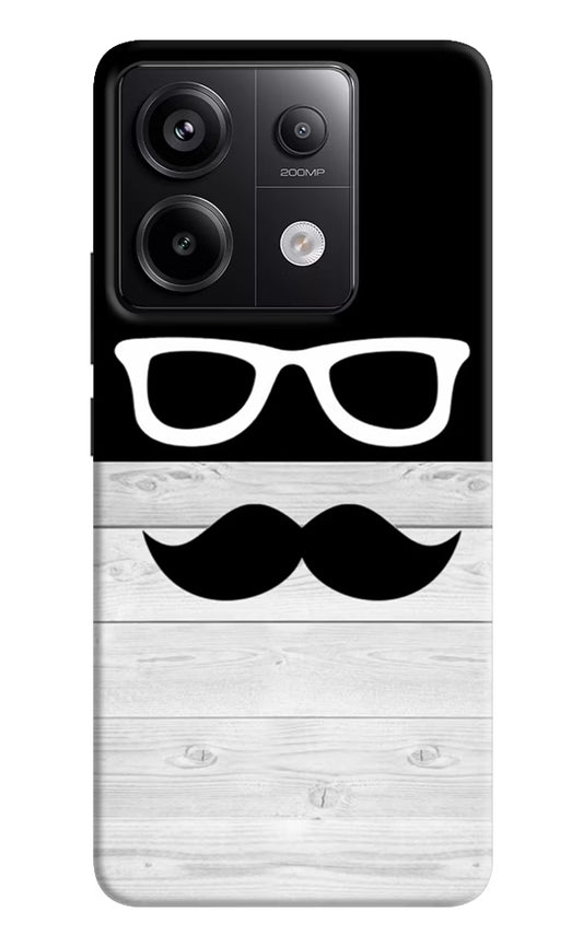 Mustache Redmi Note 13 Pro 5G Hard Case Back Cover by Casekaro