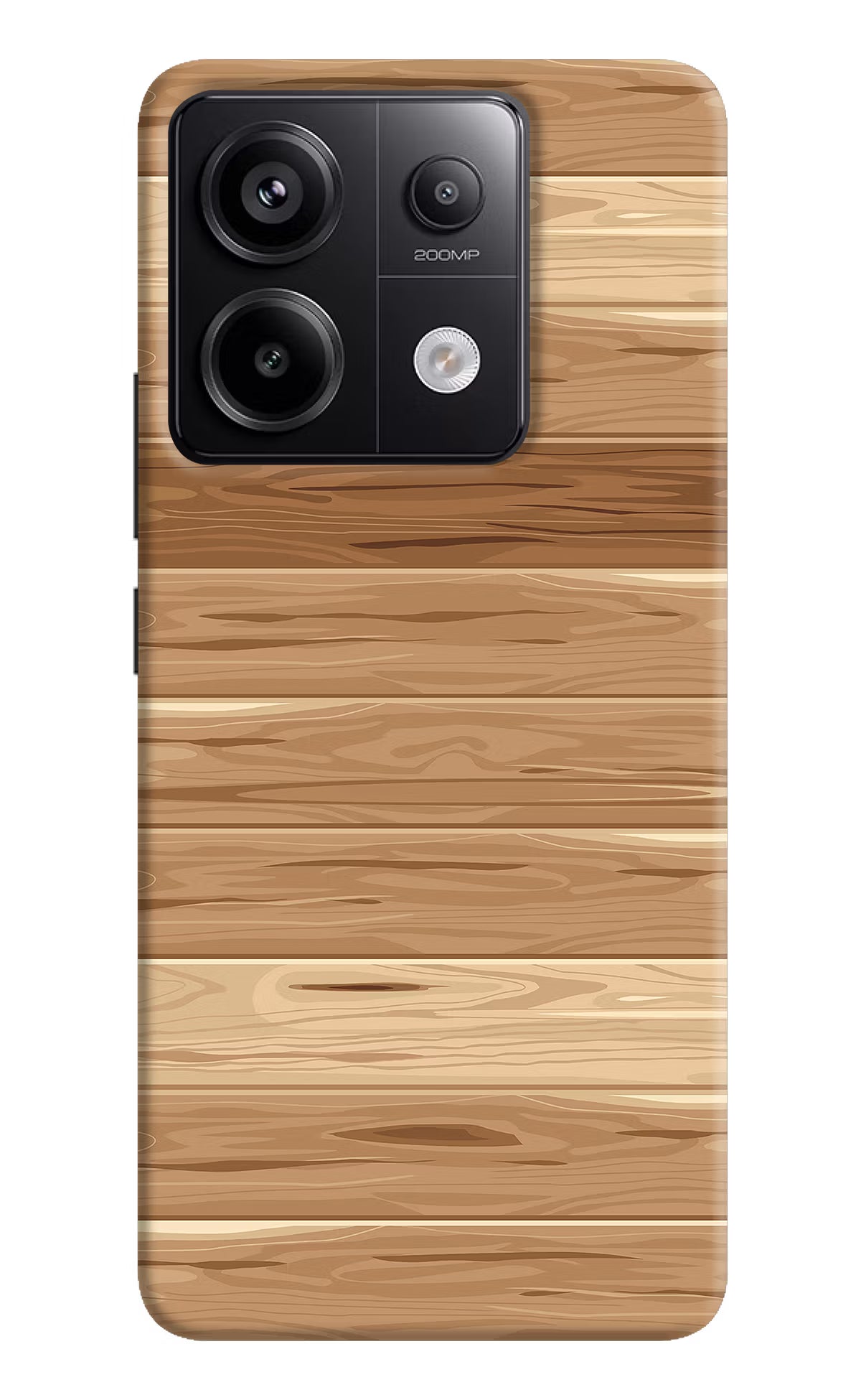 Wooden Vector Redmi Note 13 Pro 5G Hard Case Back Cover by Casekaro