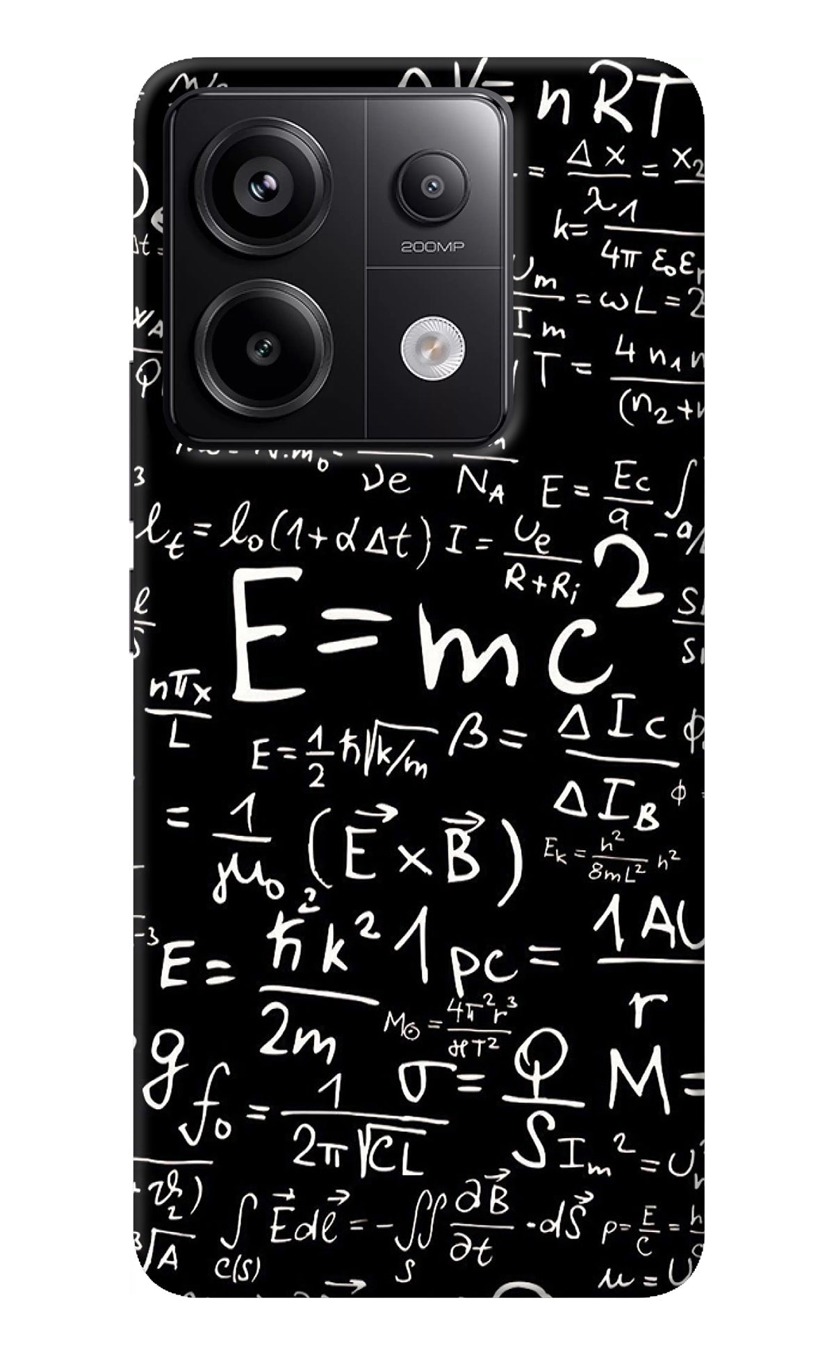 Physics Albert Einstein Formula Redmi Note 13 Pro 5G Back Cover