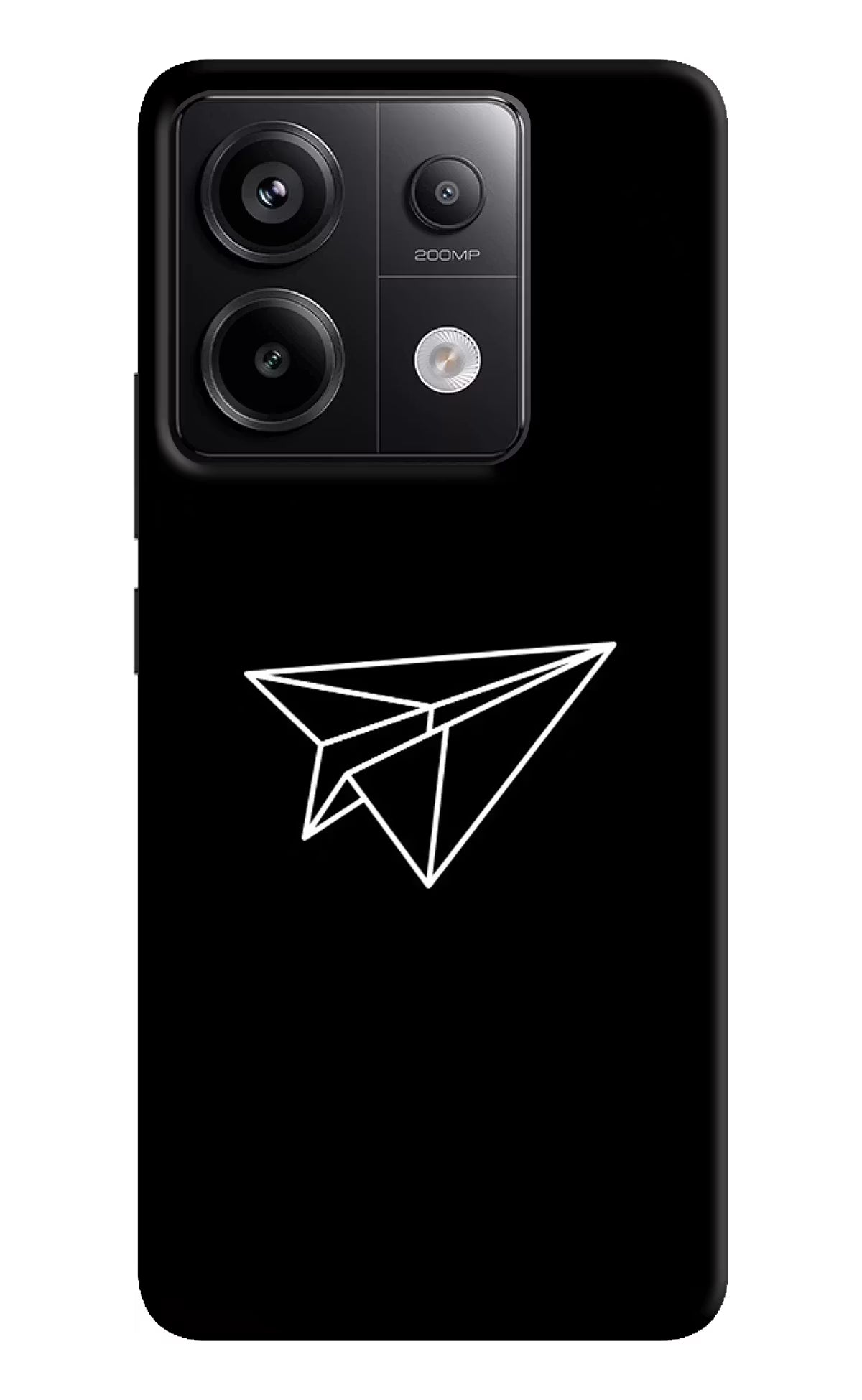 Paper Plane White Redmi Note 13 Pro 5G Hard Case Back Cover by Casekaro