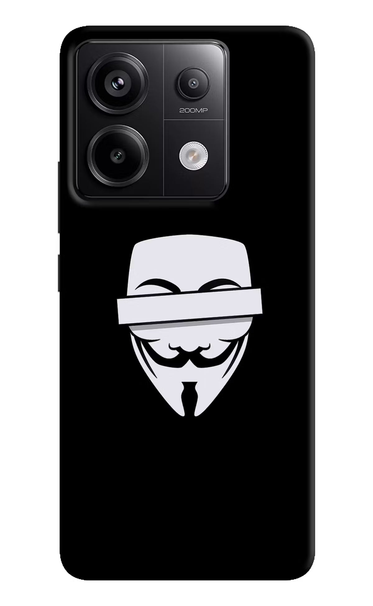 Anonymous Face Redmi Note 13 Pro 5G Hard Case Back Cover by Casekaro