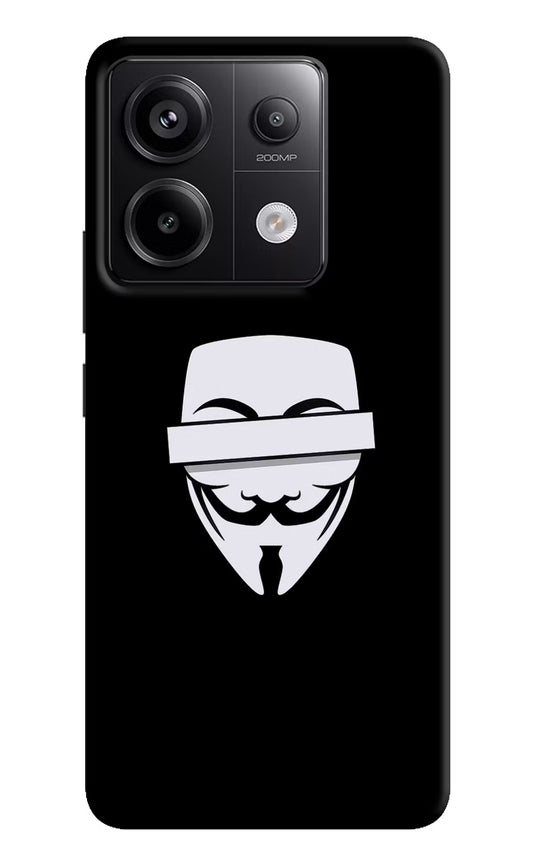 Anonymous Face Redmi Note 13 Pro 5G Hard Case Back Cover by Casekaro