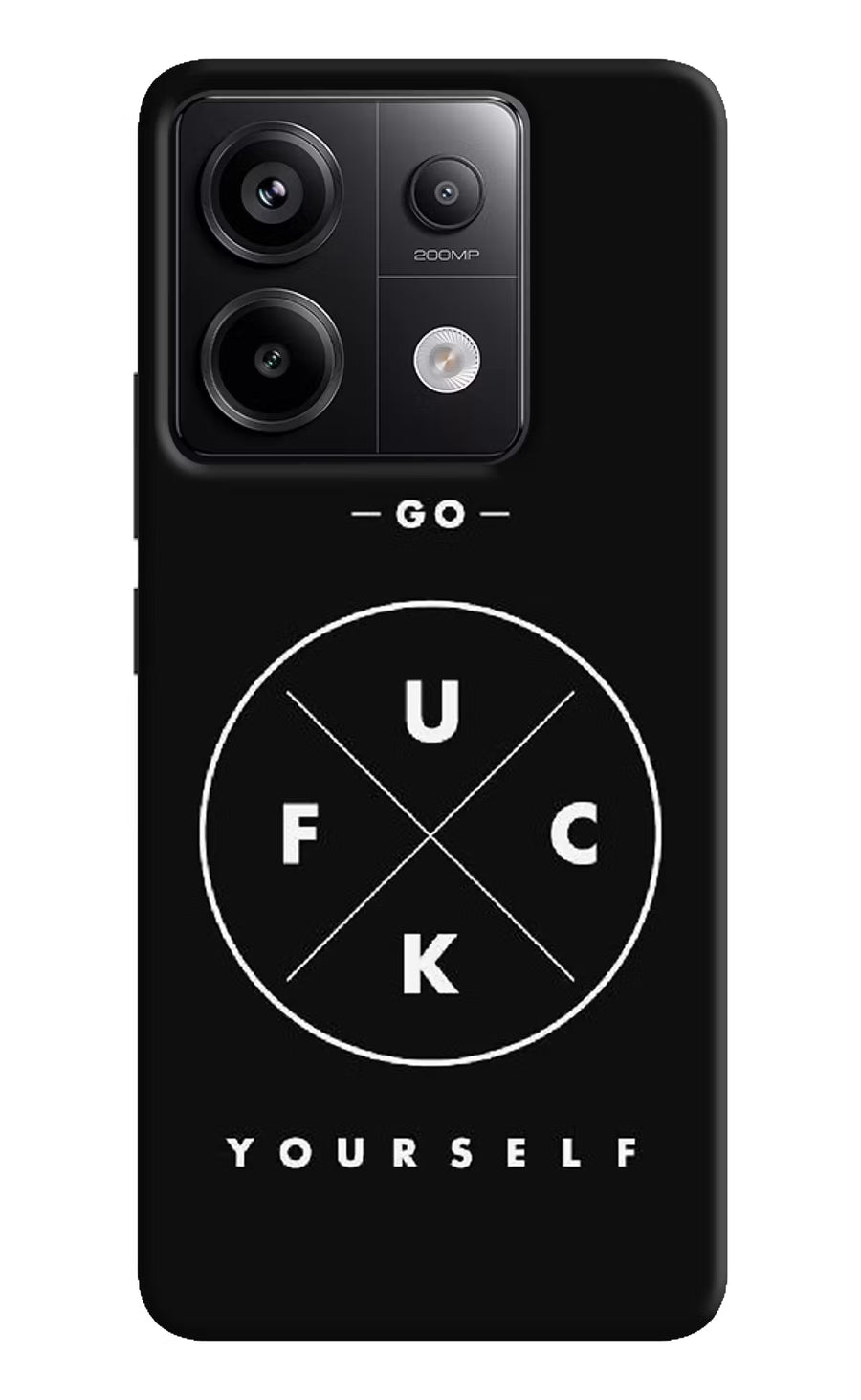 Go Fuck Yourself Redmi Note 13 Pro 5G Back Cover, Hard case