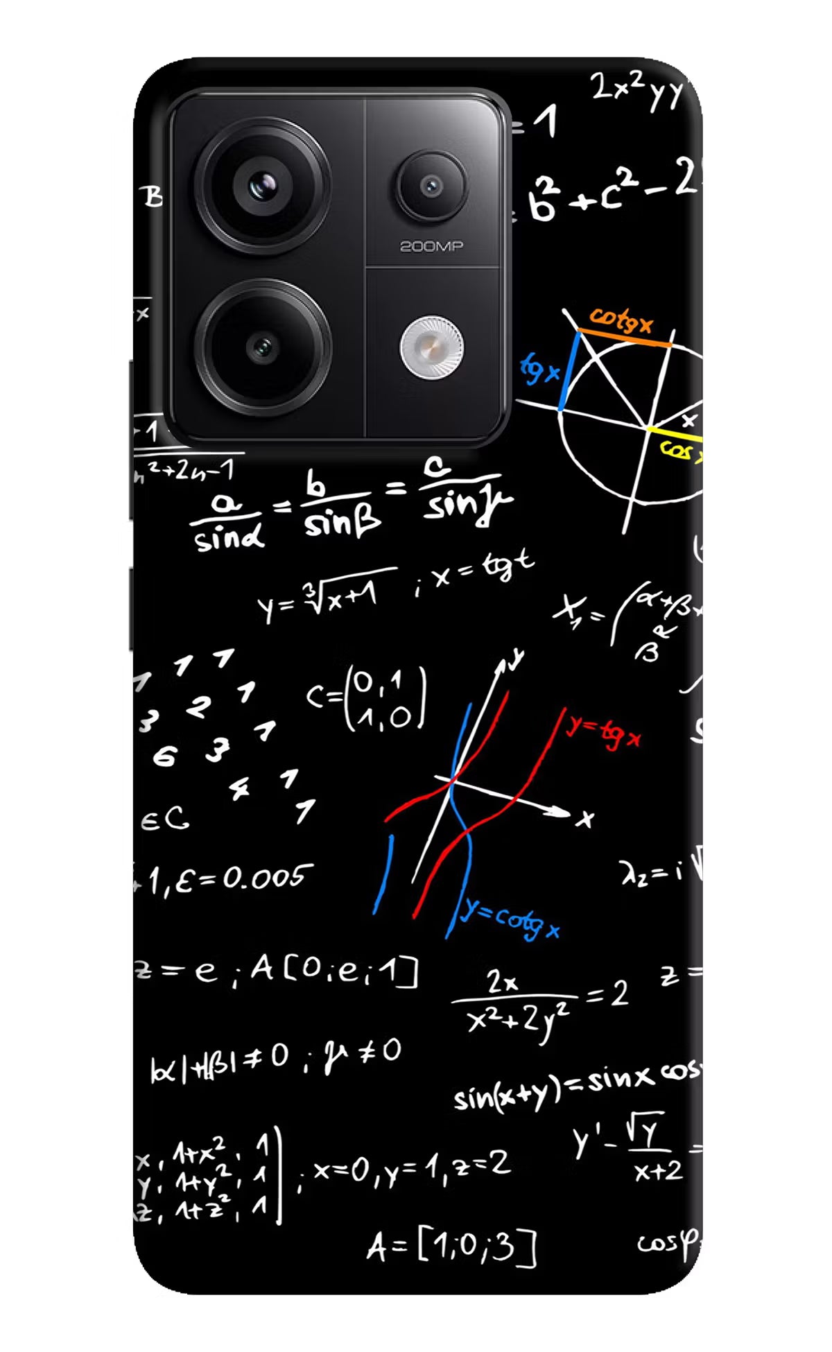 Mathematics Formula Redmi Note 13 Pro 5G Hard Case Back Cover by Casekaro