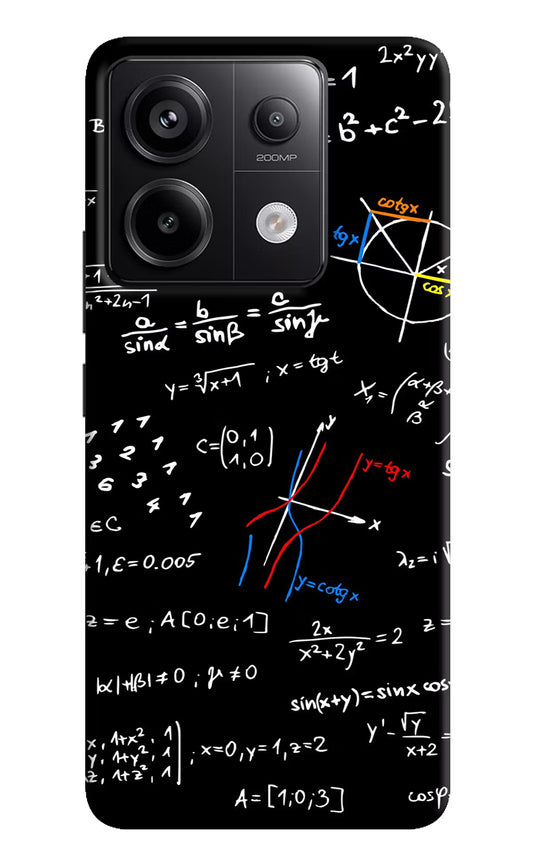 Mathematics Formula Redmi Note 13 Pro 5G Hard Case Back Cover by Casekaro