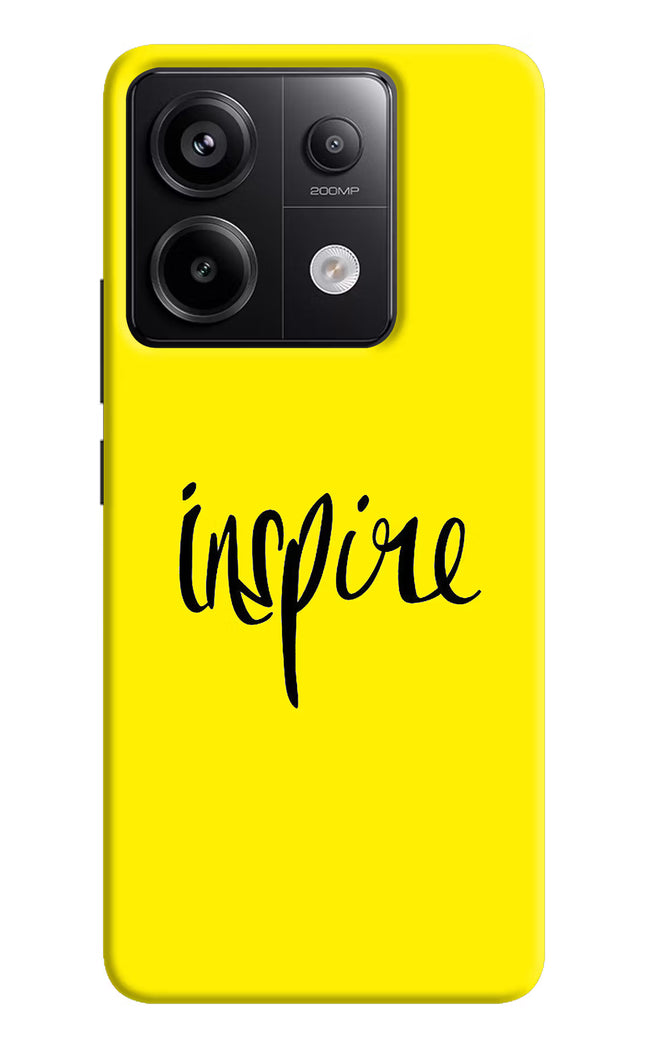 Inspire Redmi Note 13 Pro 5G Hard Case Back Cover by Casekaro
