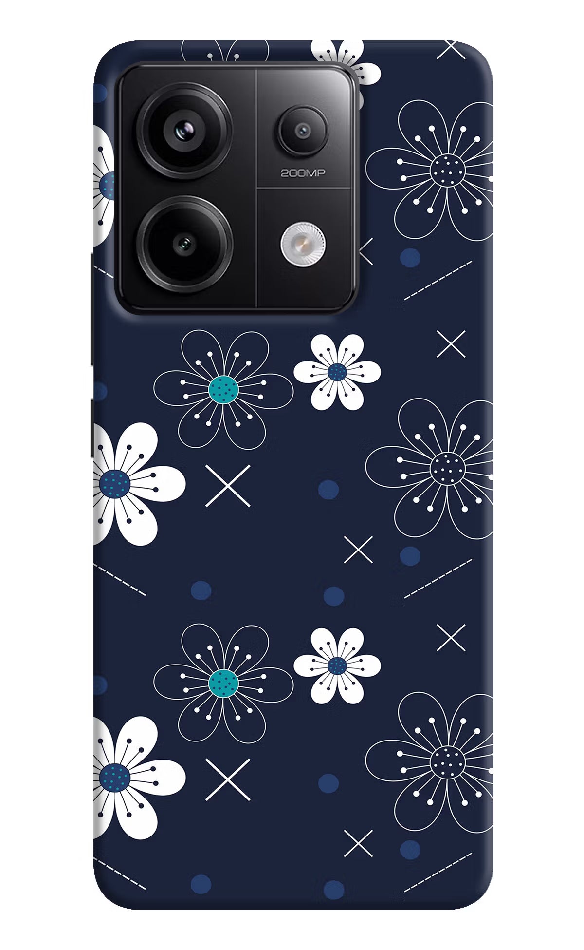 Flowers Redmi Note 13 Pro 5G Hard Case Back Cover by Casekaro