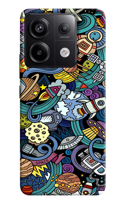 Space Abstract Redmi Note 13 Pro 5G Hard Case Back Cover by Casekaro