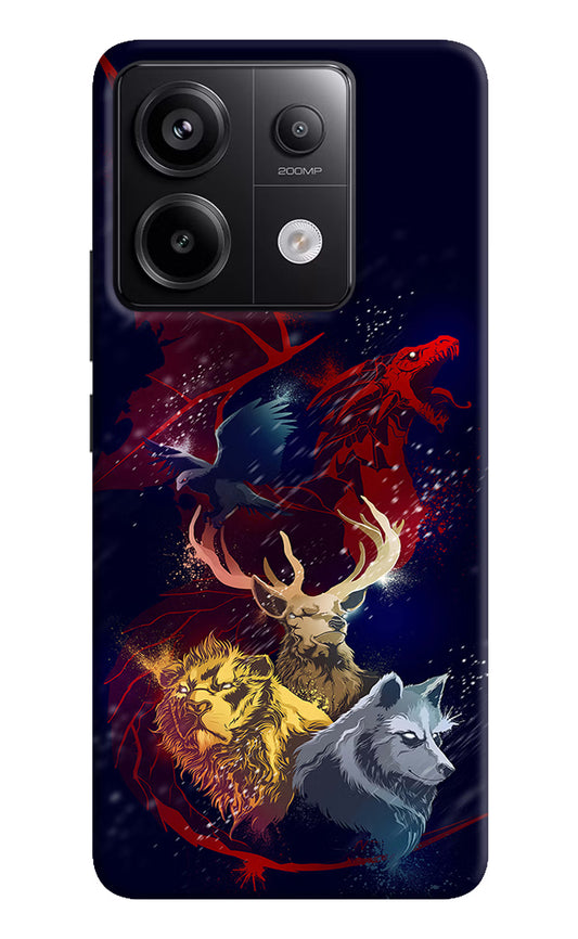 Game Of Thrones Redmi Note 13 Pro 5G Hard Case Back Cover by Casekaro