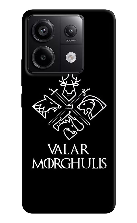Valar Morghulis | Game Of Thrones Redmi Note 13 Pro 5G Hard Case Back Cover by Casekaro