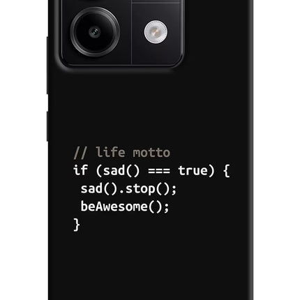 Life Motto Code Redmi Note 13 Pro 5G Hard Case Back Cover by Casekaro