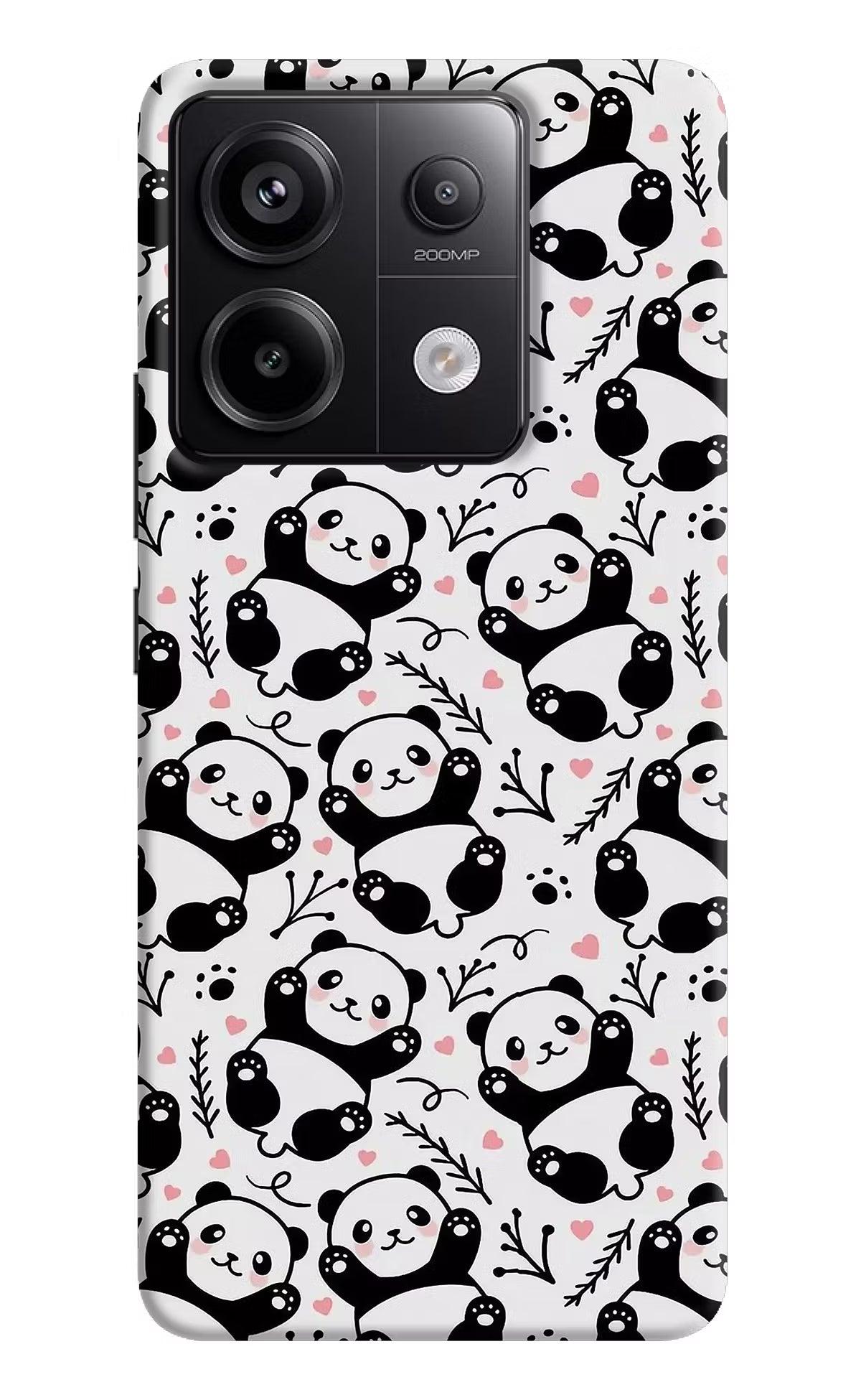 Cute Panda Redmi Note 13 Pro 5G Hard Case Back Cover by Casekaro